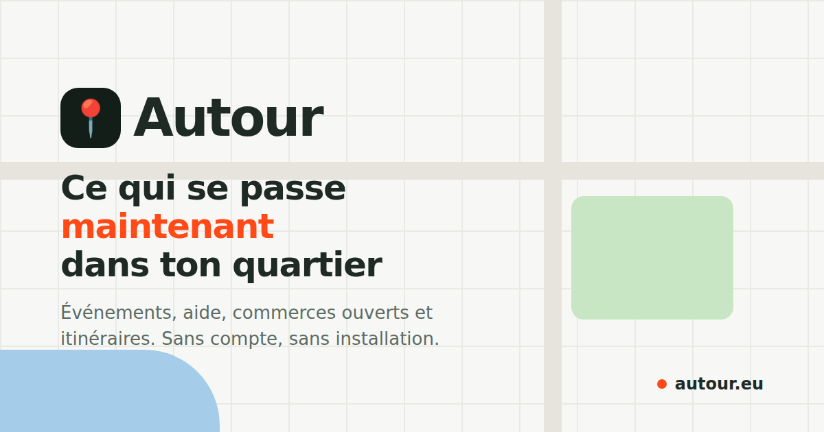 Autour · ce qui se passe dans ton quartier screenshot